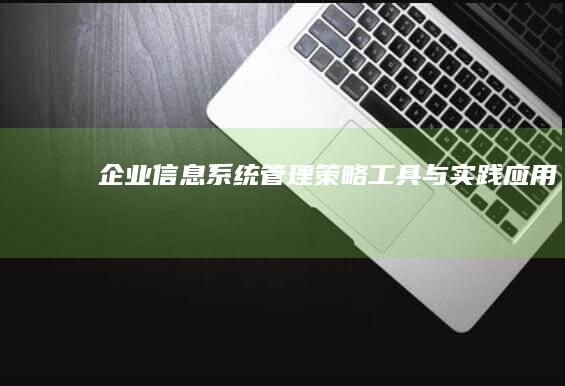 企业信息系统管理：策略、工具与实践应用